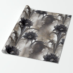 Dark Gothic Garden Gift  Wrapping Paper