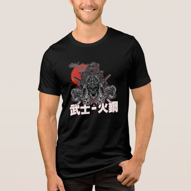 Dark Gothic & Japanese Mythology Apparel Tri-Blend Shirt (Front)