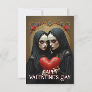 Dark Gothic Lovers with Crimson Heart