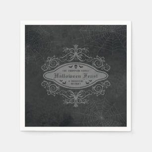Dark Gothic Macabre Decorative Halloween Party Napkin