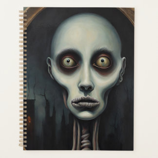 Dark Gothic Portrait Notebook – Mysterious Horror- Planner