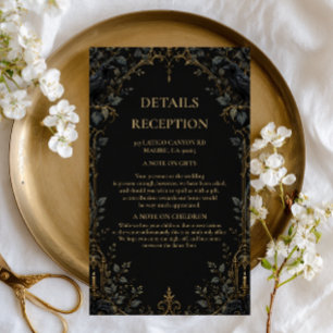 Dark Gothic Raven Enclosure Card