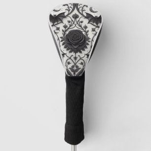 Dark Gothic Rose Pattern (3) Golf Head Cover