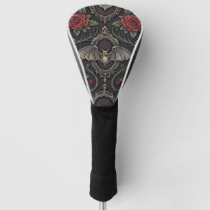Dark Gothic Rose Pattern (4) Golf Head Cover
