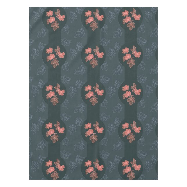 Dark Gothic Rose Pattern    Tablecloth (Front)