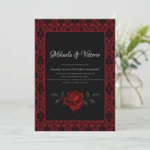 Dark Gothic Rose wedding