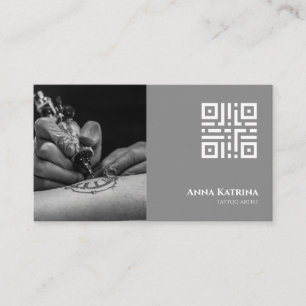  Dark Gothic Tattoo Artist Appointment Business Card