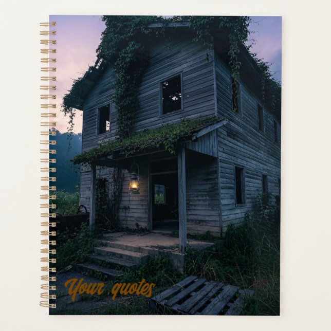 Dark Gothic Twilight Horror  Planner (Front)