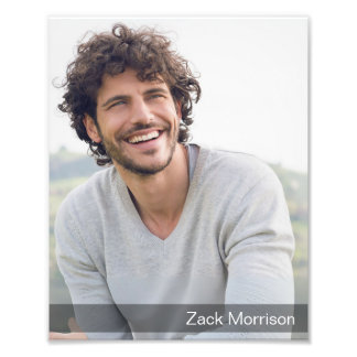 Dark Gradient Border 8x10 Actor Headshot Prints