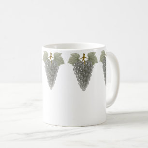 Dark Grapes Pattern glassy Gift for Wine & Nature Coffee Mug