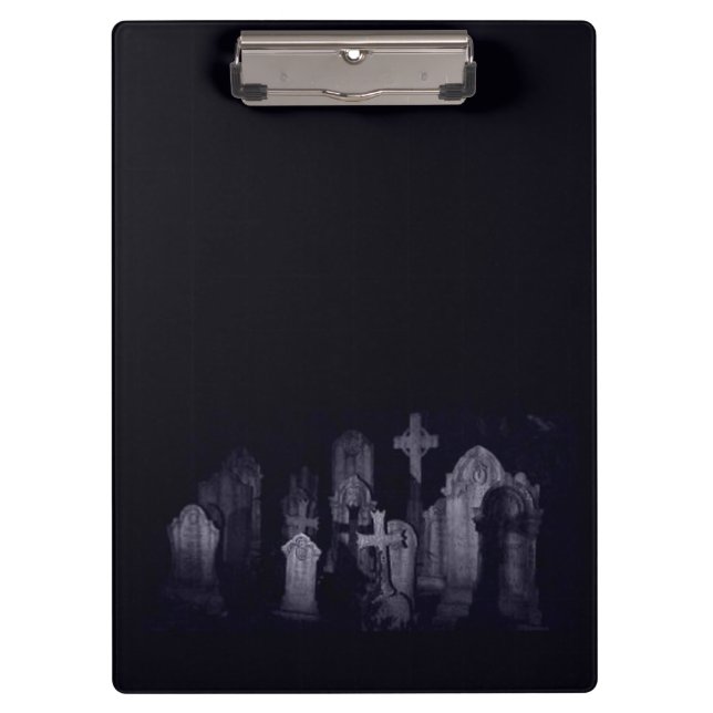 Dark Graveyard Clipboard (Front)