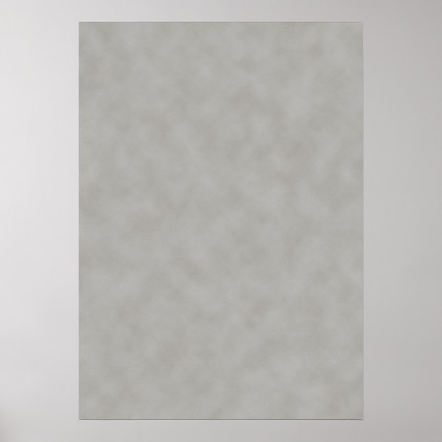 Dark Gray Parchment Look Poster (Front)