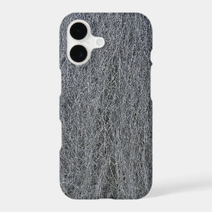 Dark Gray Steel Wool Texture