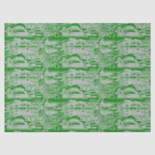 Dark green and grey marble tissue paper