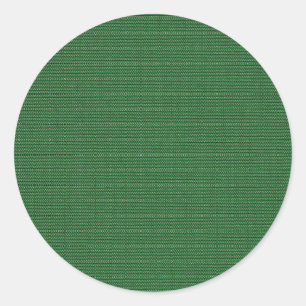 Dark green background. classic round sticker