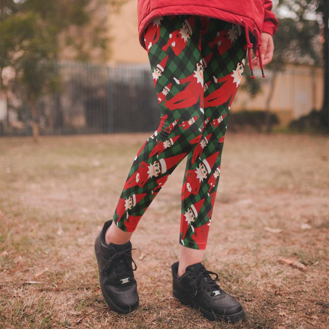 Dark Green Black Check Elf Christmas Pajama Pants (Creator Uploaded)