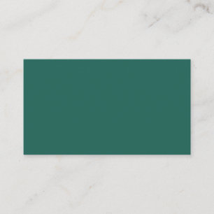 Dark green blue(solid colour)  Business Card