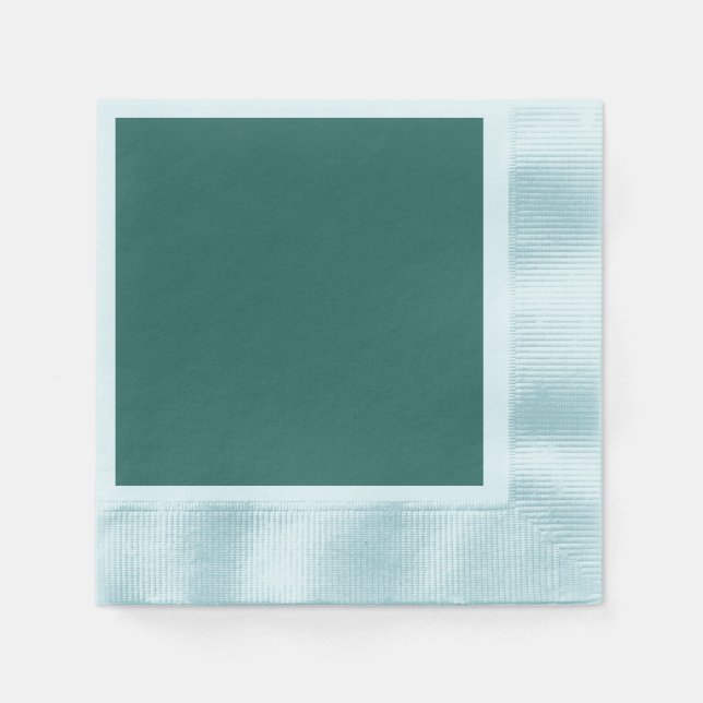  Dark green blue(solid colour)  Napkin (Front)