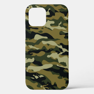 Dark Green Camo iPhone 12 Pro Case