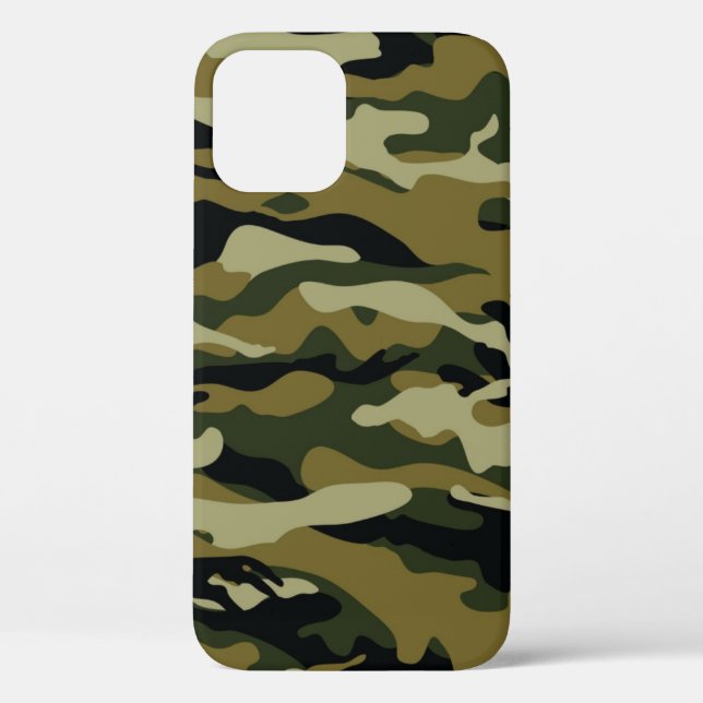 Dark Green Camo Case-Mate iPhone Case (Back)