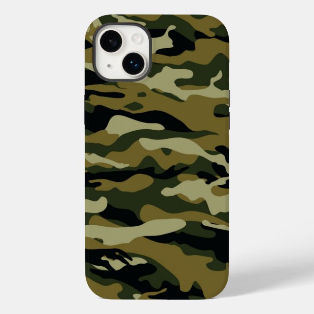 Dark Green Camo Case-Mate iPhone Case (Back)
