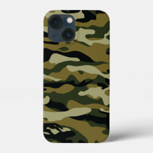Dark Green Camo iPhone 13 Mini Case