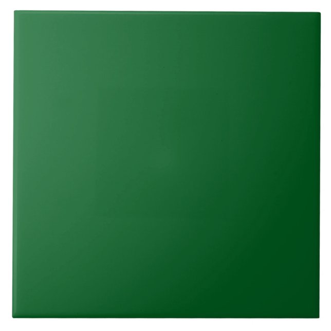 Dark Green Ceramic Tile (Front)