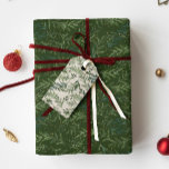 Dark Green Classic Pine Wreath Christmas Holiday Wrapping Paper<br><div class="desc">***this design is part of a christmas holiday collection*** _______________________ this design template is fully editable and customisable by you the customer - click personalise further button if you with to move, add, delete or make major changes to the design _______________________ *if you have any DESIGN questions or need more...</div>