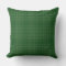 Dark Green Classic Plaid Indoor Pillow 20X20