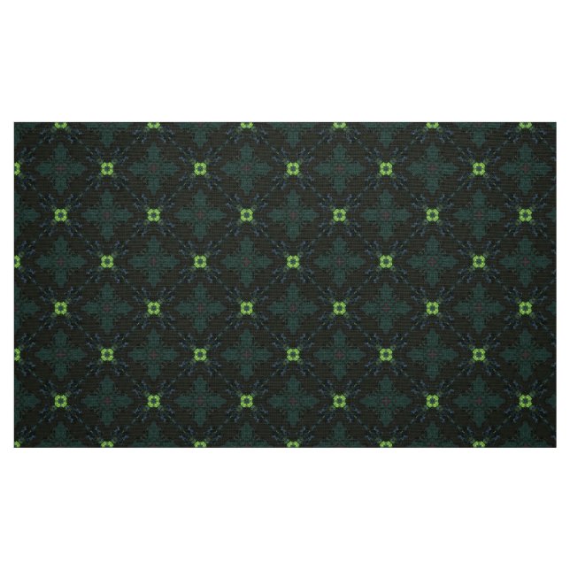 Dark Green Custom cotton fabric by the yard (Fat Quarter)