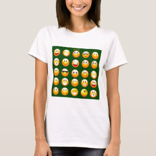 dark green emoji T-Shirt