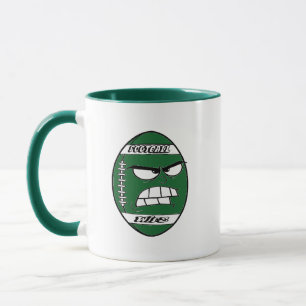 Dark Green Football Mug for Your Wife