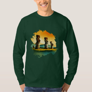Dark Green full sleeve T-shirt for man