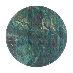 Dark green marble: luxurious texture. cutting board