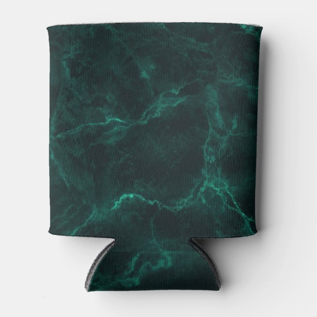 Dark green marble, seamless texture. can cooler (Front)
