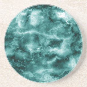 Dark Green Marble Texture Coaster