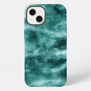 Dark Green Marble Texture iPhone Case