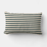 Dark Green Off-White Striped Pattern