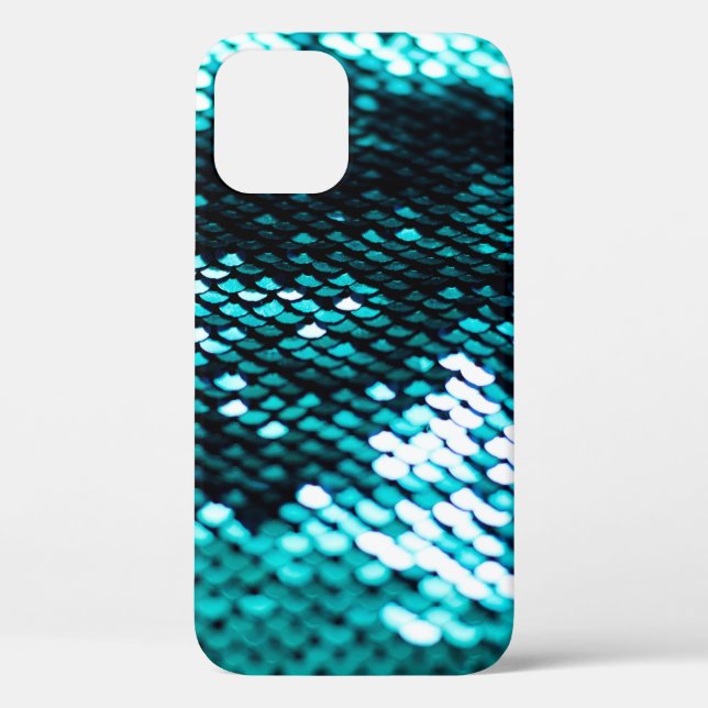 Dark green sequin shiny texture Case-Mate iPhone case (Back)