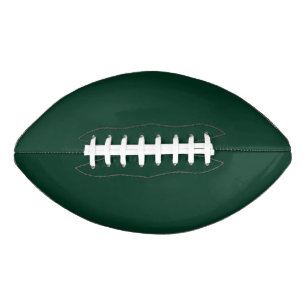Dark Green Solid Colour Football