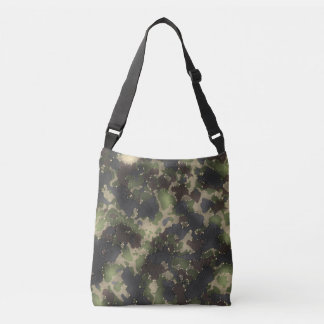 Dark Green Starry Camo Blend Crossbody Bag