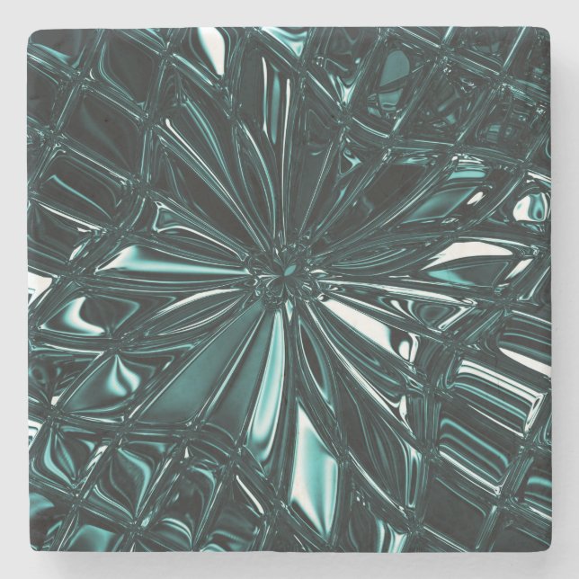 Dark Green Stone Coaster (Front)