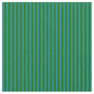 Dark Green & Teal Lines Fabric