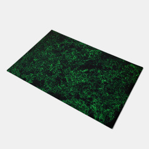 Dark green texture, destroyed or corroded sponge doormat