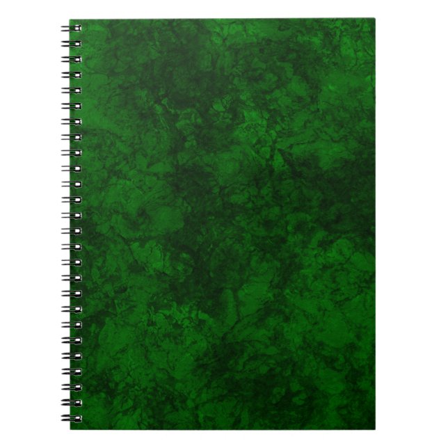 Dark green texture textured suede marble granite s notebook (Front)