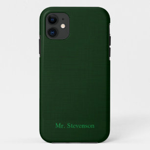 Dark green textured iPhone 11 case