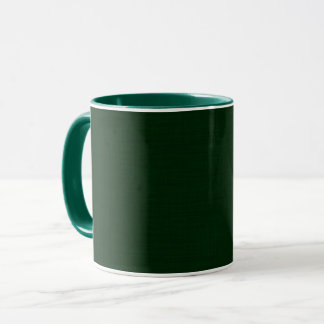 Dark green textured mug