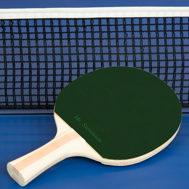 Dark green textured ping pong paddle (Insitu)