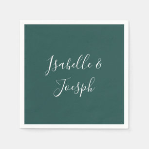 Dark Green   Wedding Napkins