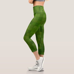Dark-Green Zazzle_Growshop. Capri Leggings